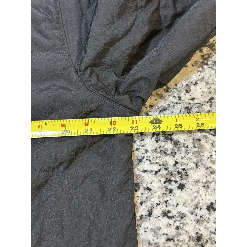 NIKE DOUBLE SWOOSH QUILTED JACKET BLACK SZ LARGE EUC